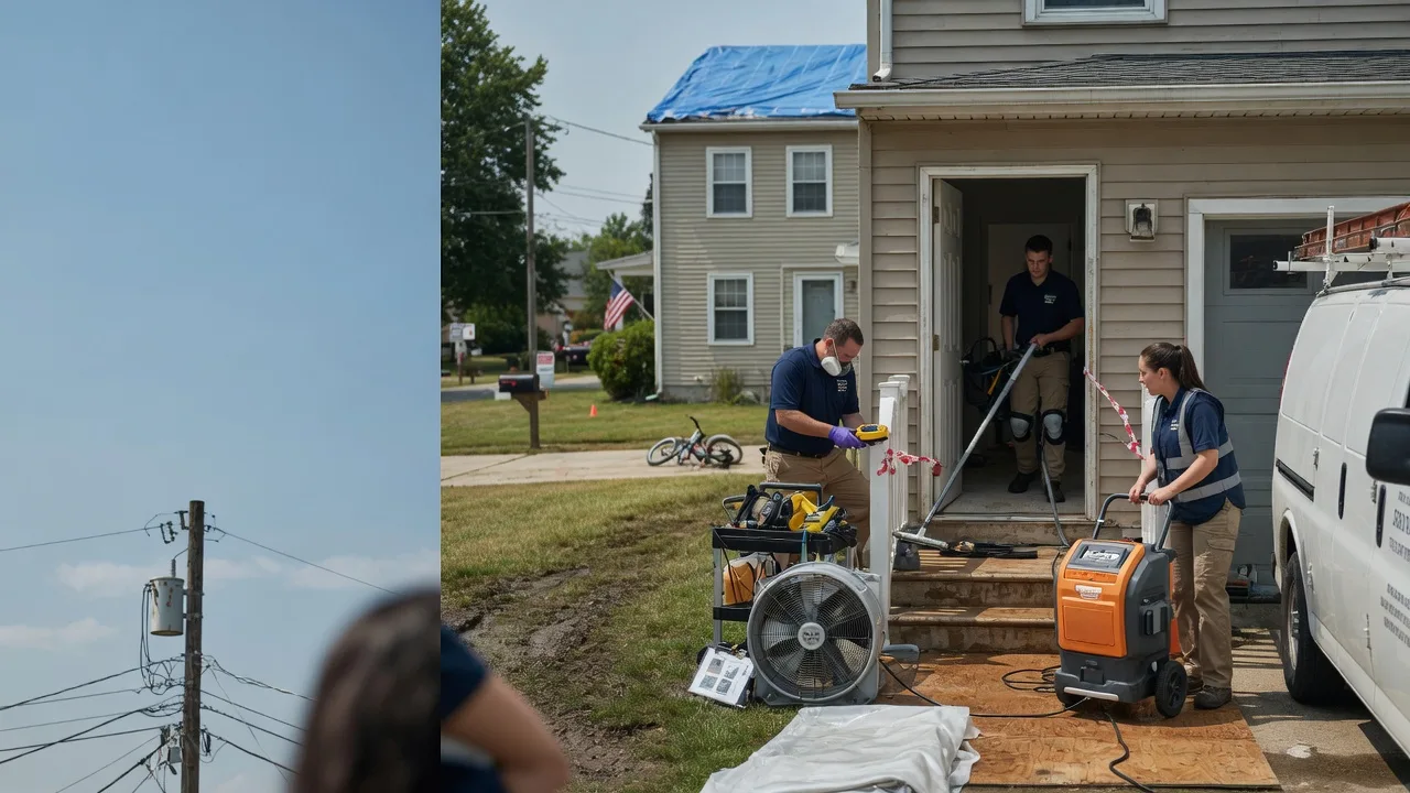 Water Damage Repair in Ivor, VA near me